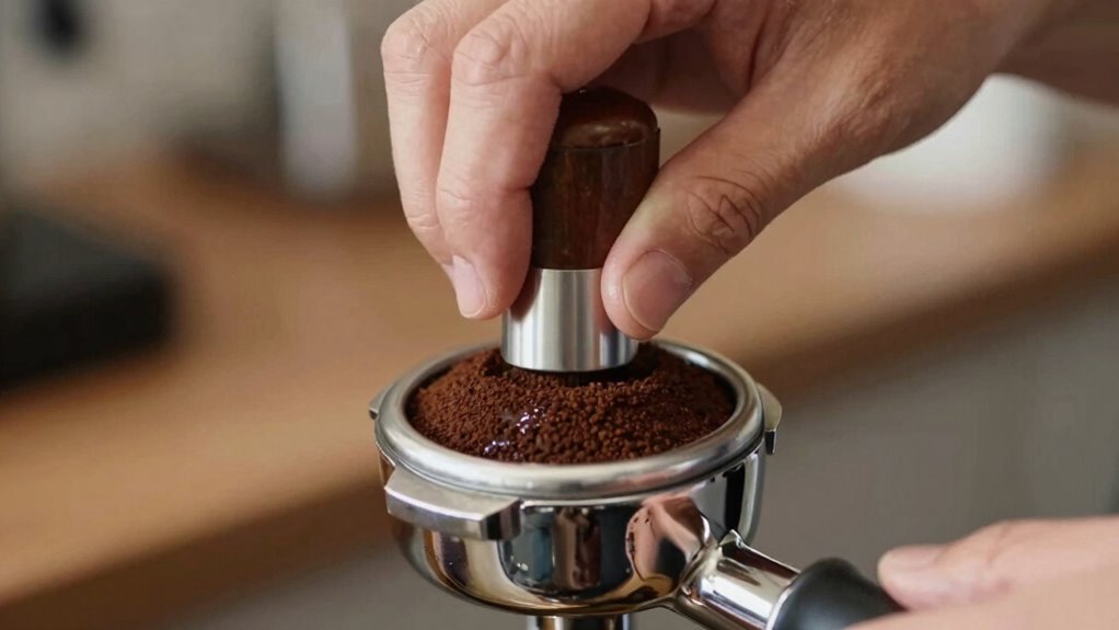 evenly tamp level compact