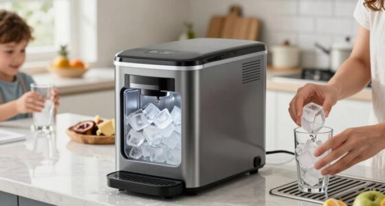 fast efficient family ice maker