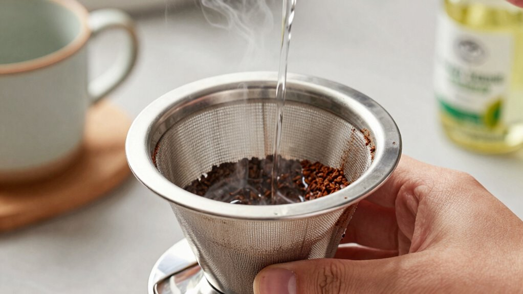 filter buildup causes flavor degradation