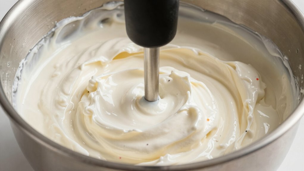 flavorful sweetened whipped cream