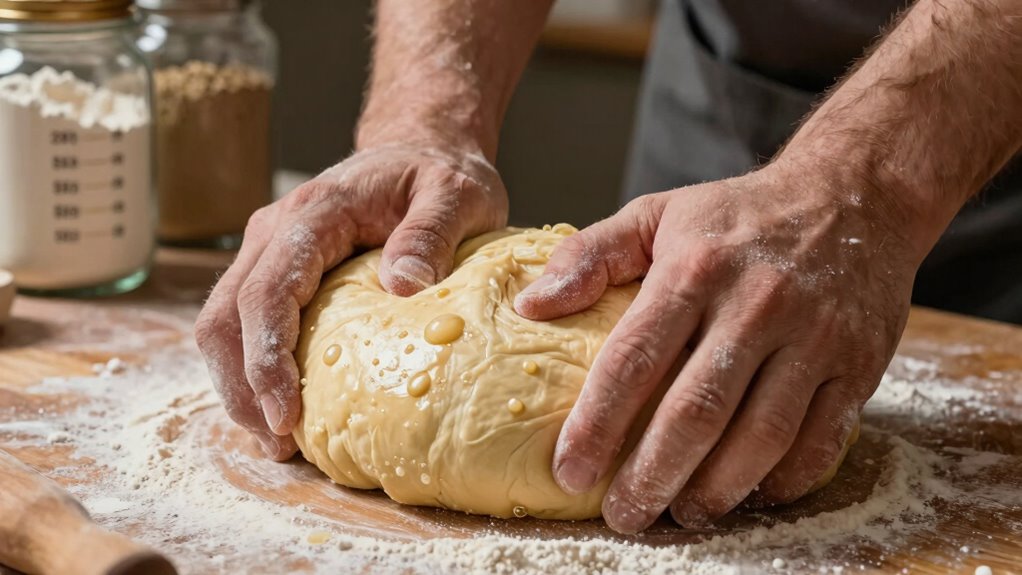 flour hydration kneading time