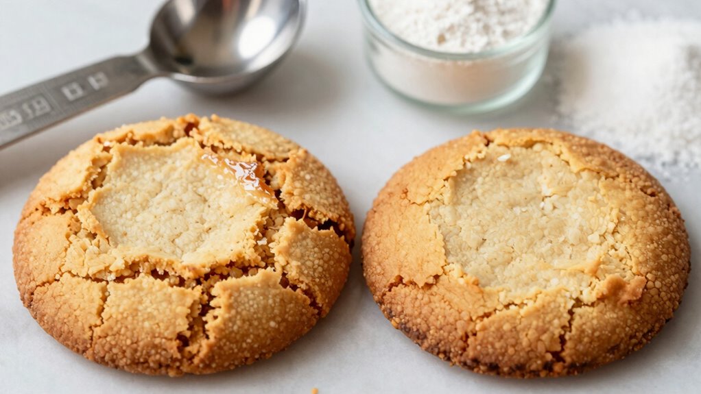 flour type affects cookie texture