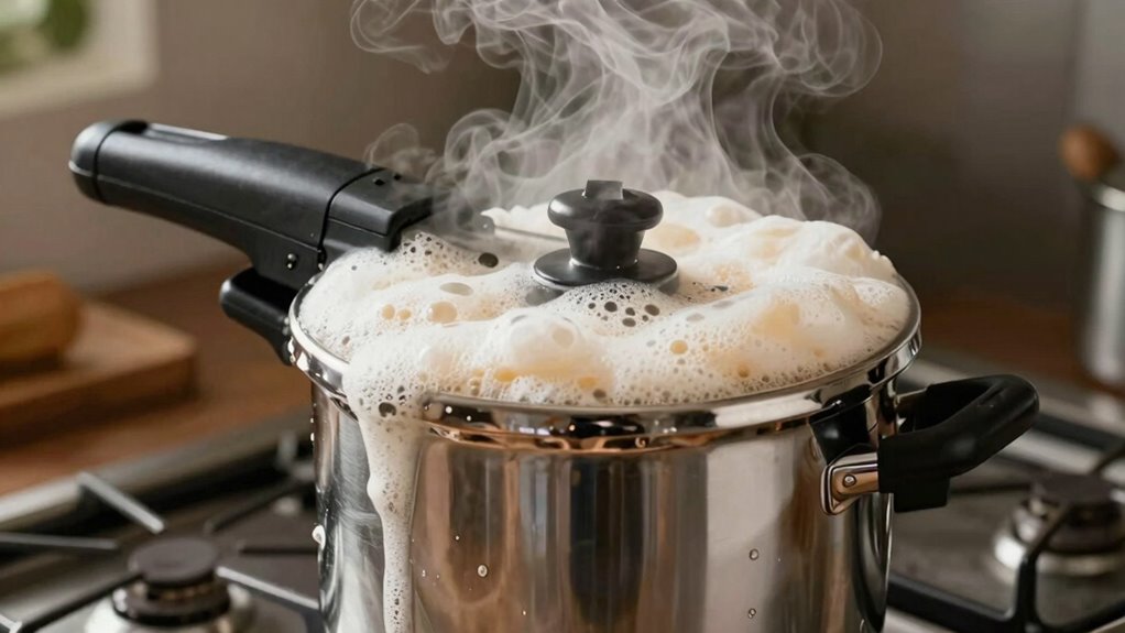 foam causes dangerous overflows