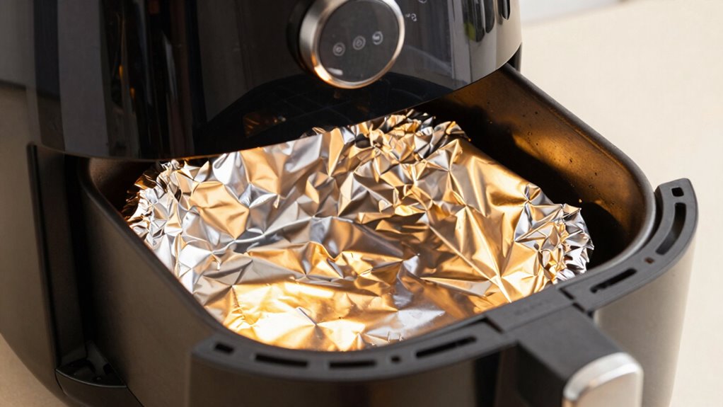 foil safety in air fryers
