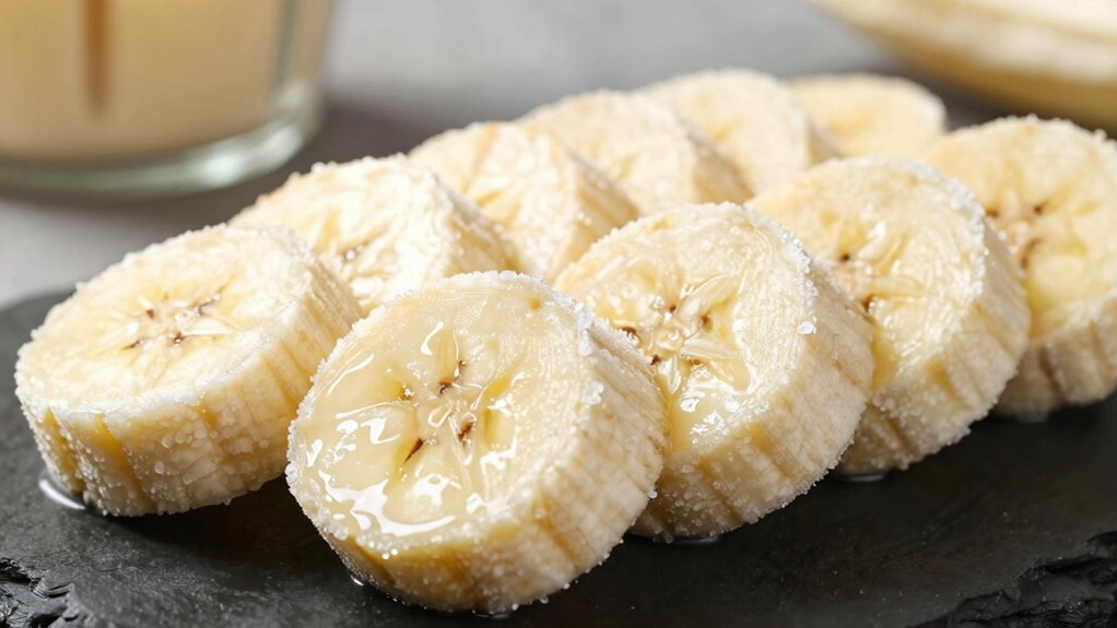 freeze bananas for smoothness