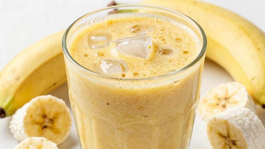 frozen bananas create creamy smoothies