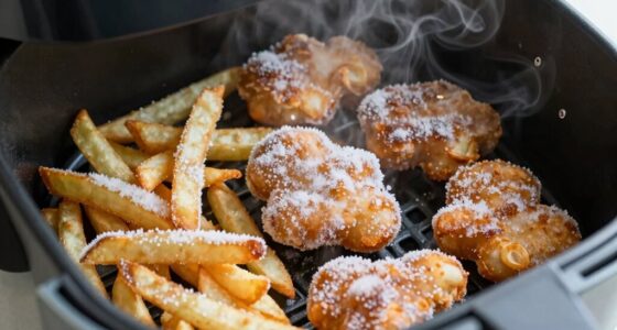 frozen food ice layer