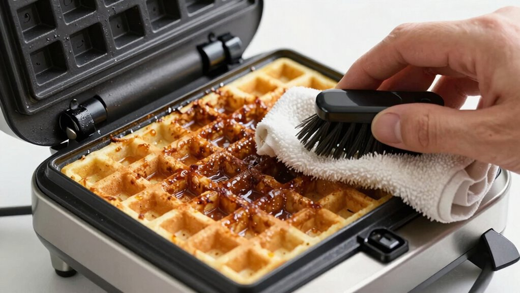 gentle cleaning for residue