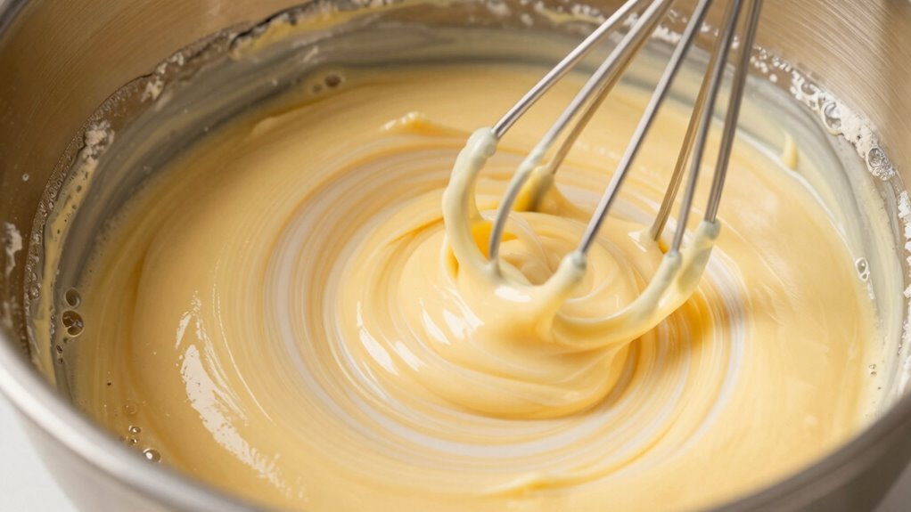 gentle mixing prevents overmixing