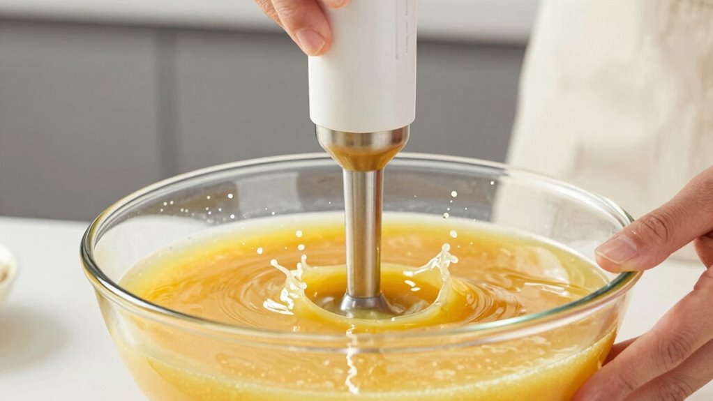 gentle steady blending technique