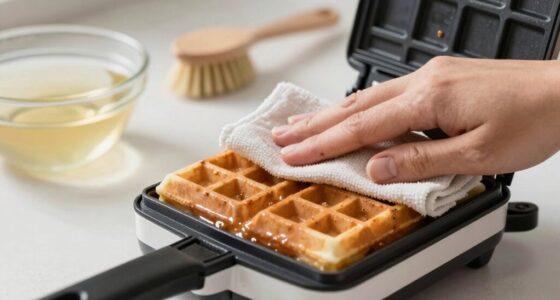 gentle waffle maker cleaning