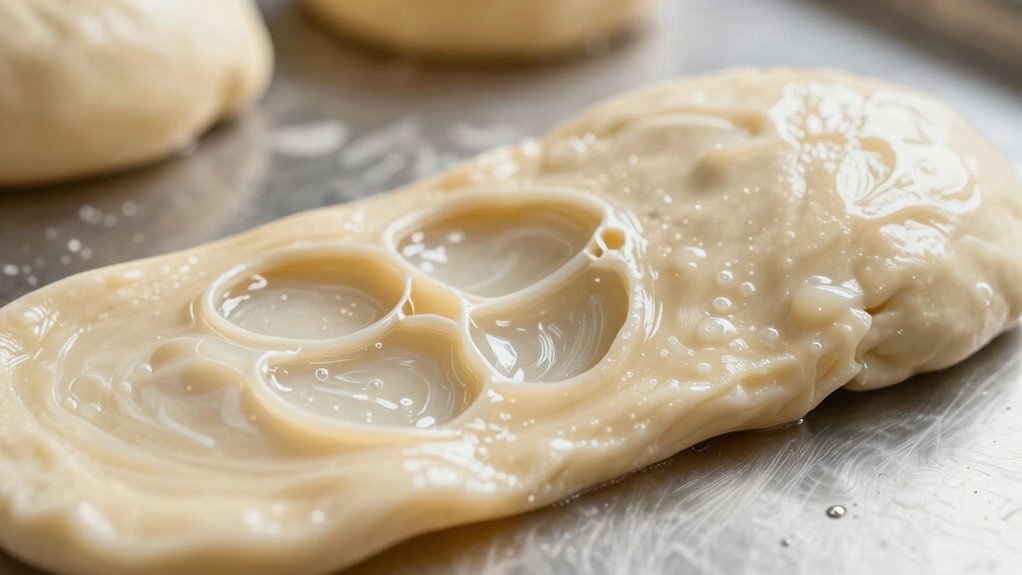 gluten development improves texture