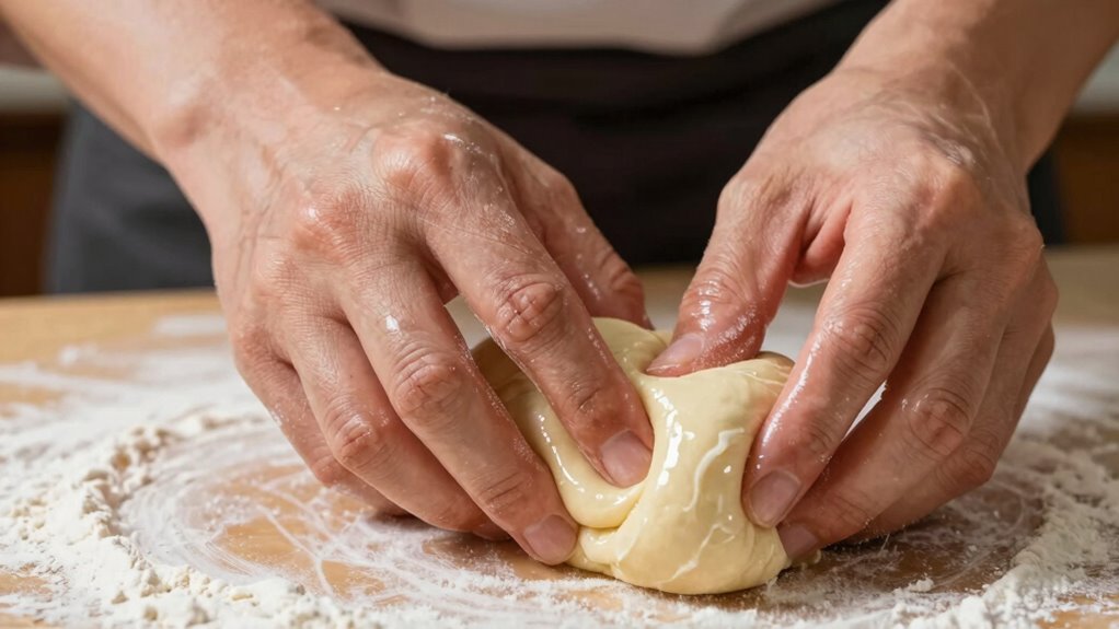 handling sticky dough effectively