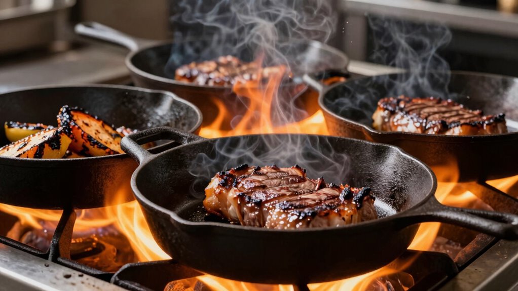 high heat cast iron considerations