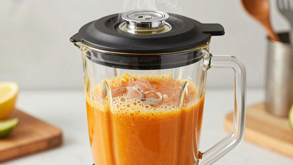 hot liquid blending risks