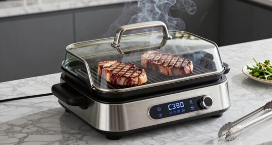 indoor grill low smoke settings