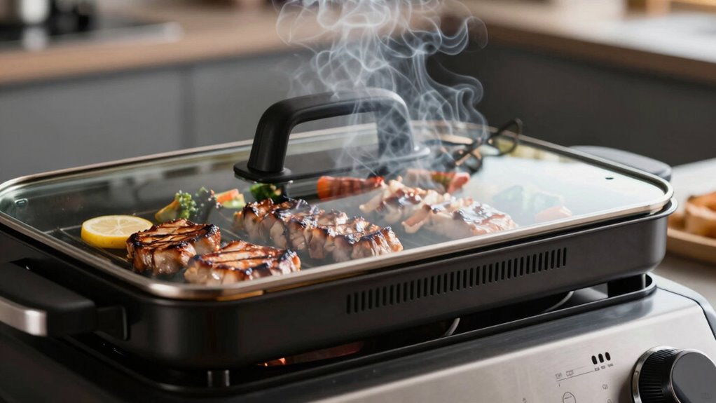 indoor grill smoke management