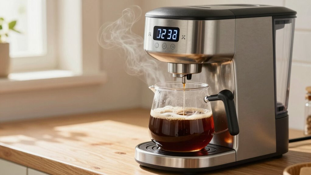 insulated flavor preserving coffee brewer