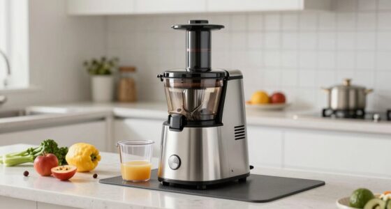 juicer placement prevents overheating