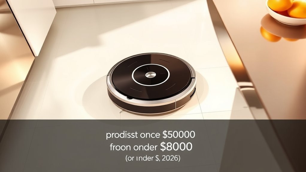 kitchen robot vacuum considerations