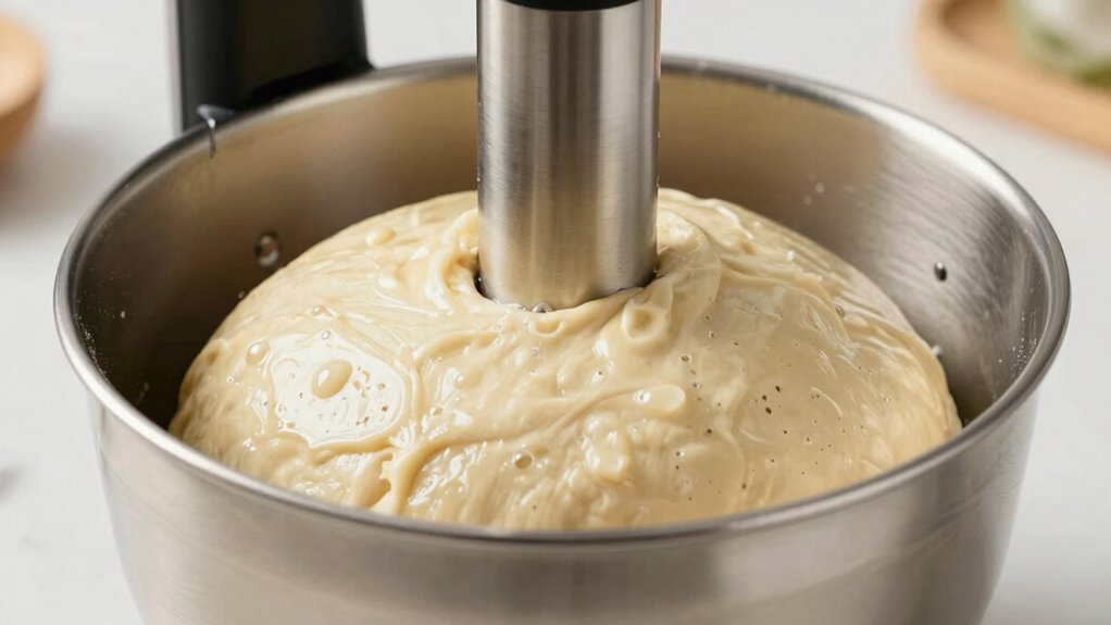 knead briefly monitor carefully