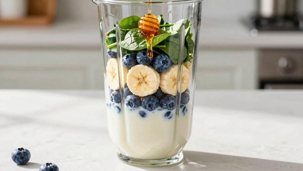 layer ingredients for smoothness