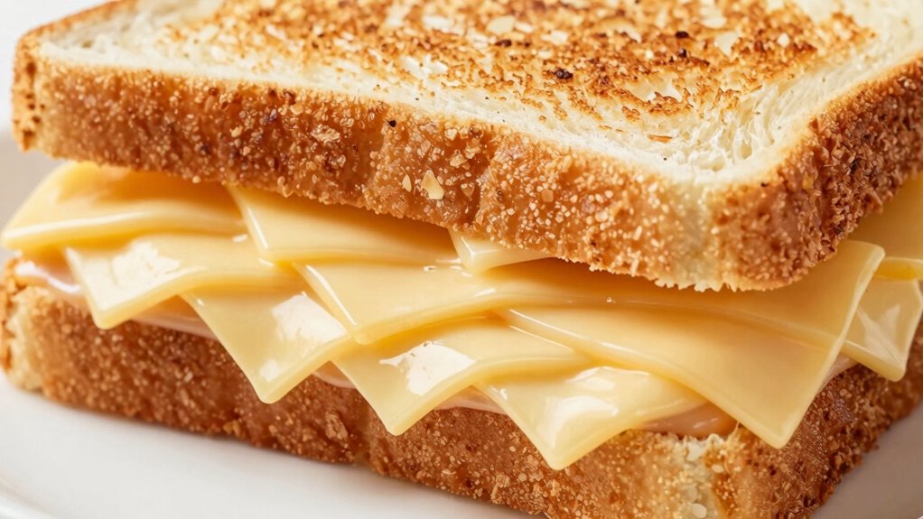 layered cheese prevents sandwich blowouts