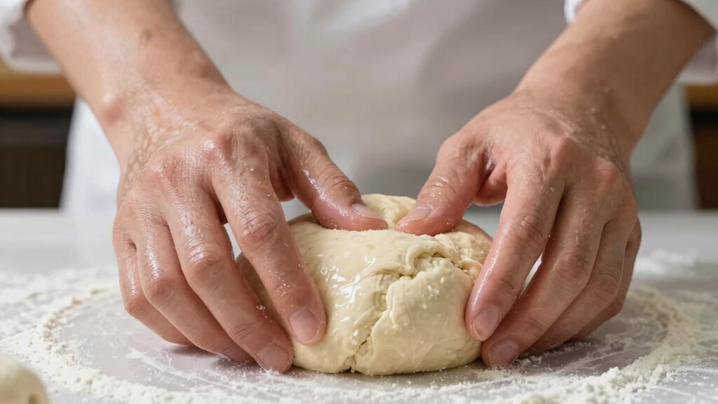lightly moisten hands effectively