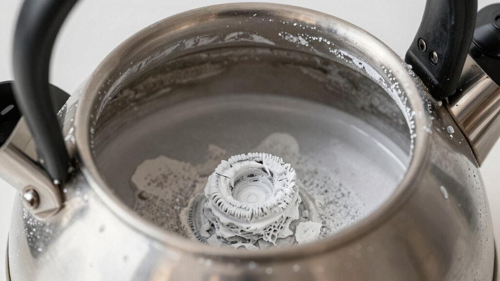 limescale impairs heating efficiency