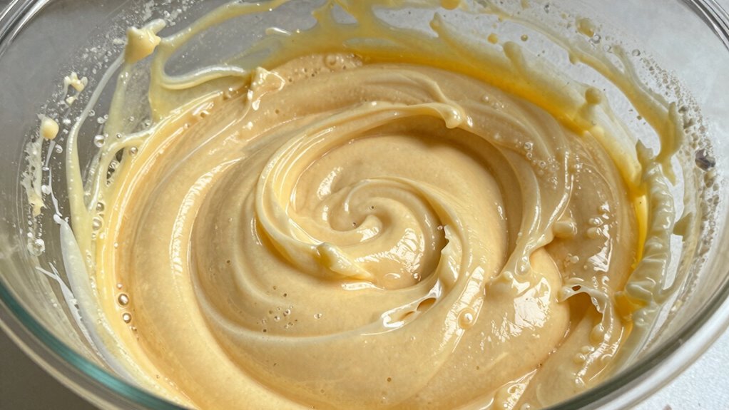 loosen batter gently carefully