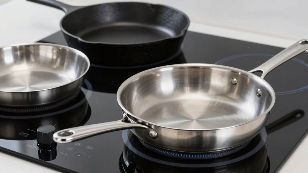 magnetic flat bottomed cookware