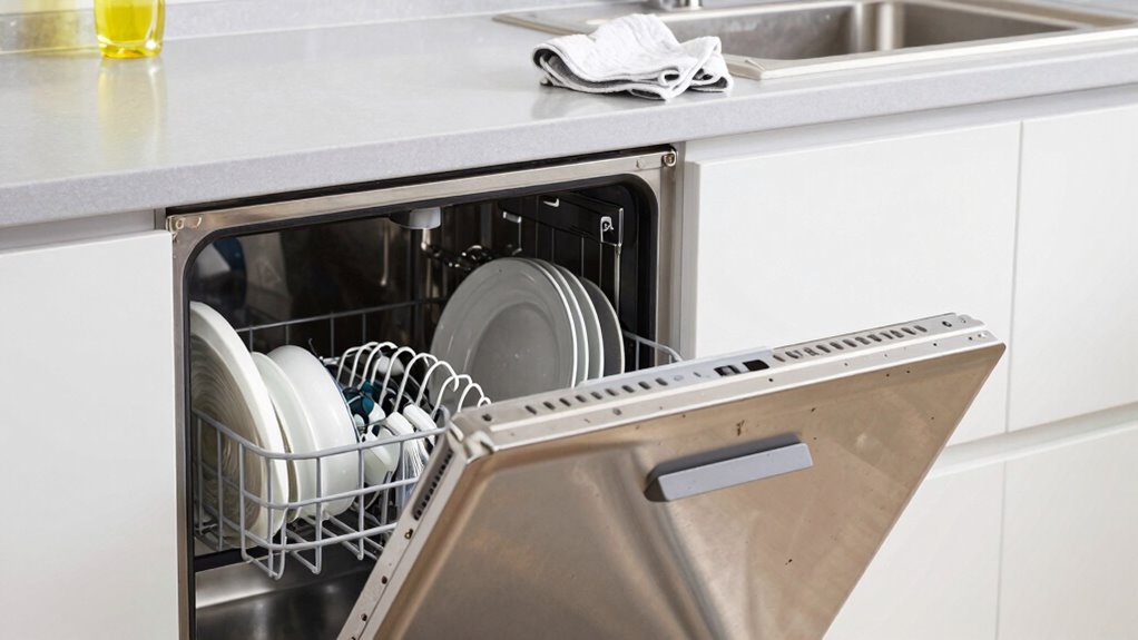 maintain dishwasher and water temperature