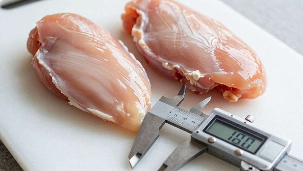 measure flatten cook evenly