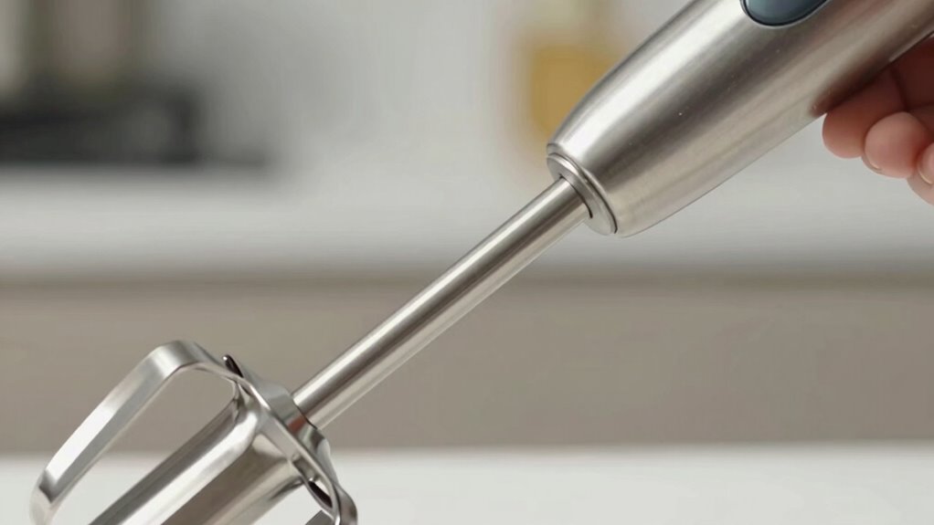 metal shaft enhances blending quality