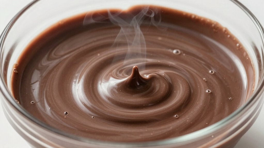 microwave chocolate with patience