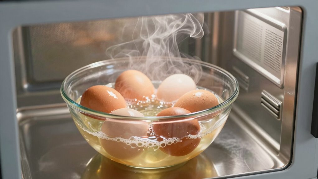 microwave eggs safety precautions