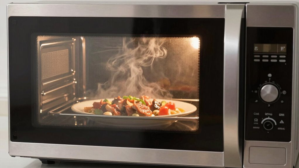 microwave power standing time