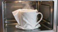 microwave reheating paper towel