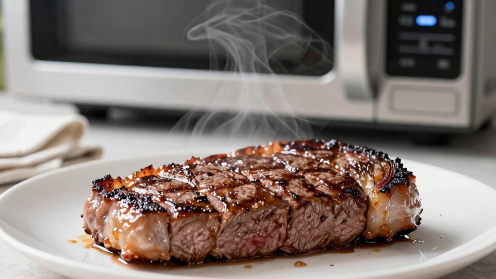 microwave rest ensures juiciness