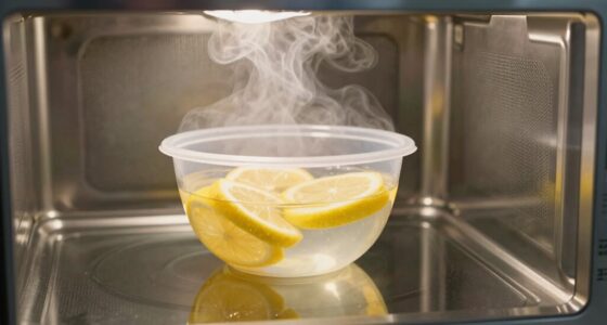microwave steam cleaning method