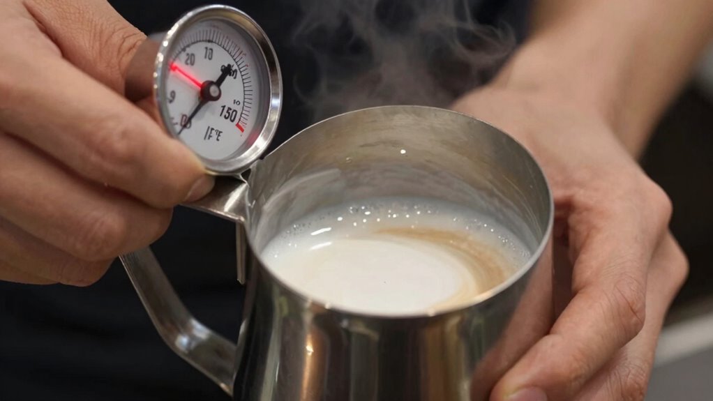 milk temperature affects foam