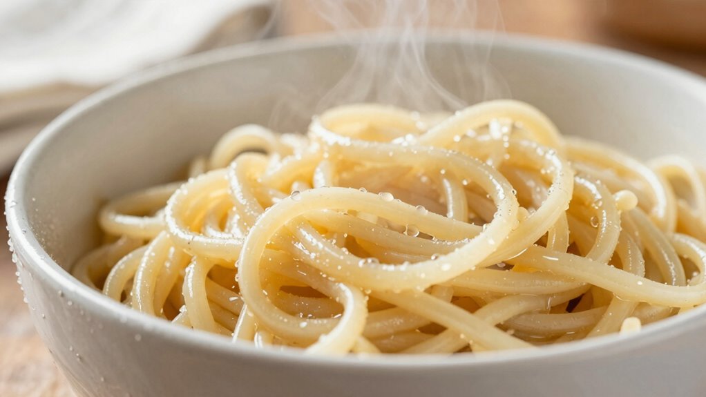 moisture preserves pasta tenderness