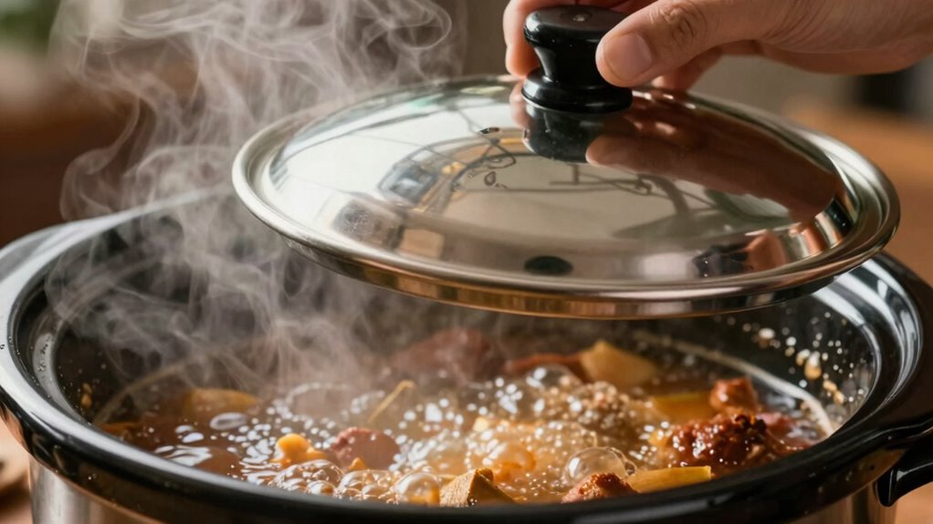 monitor food without lifting lid