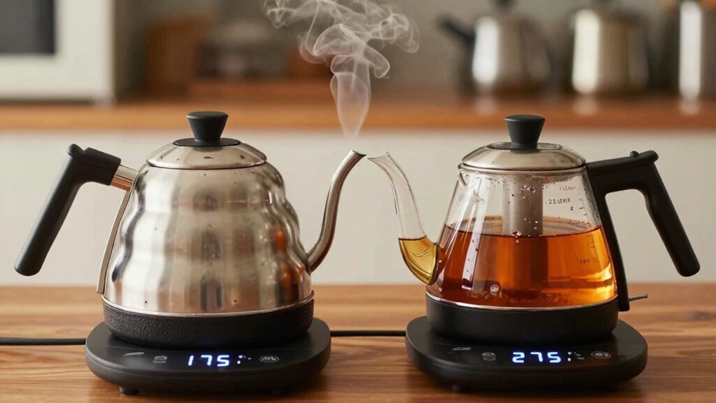 multiple temperature tea brewing