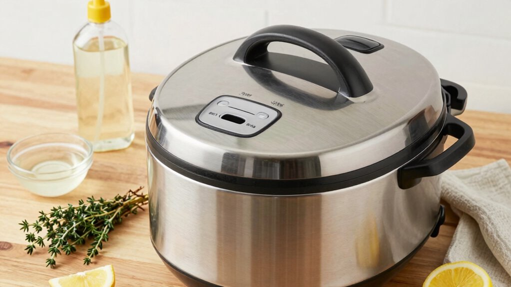 natural rice cooker cleaning