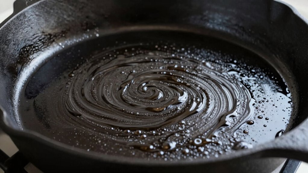 oil transforms cast iron