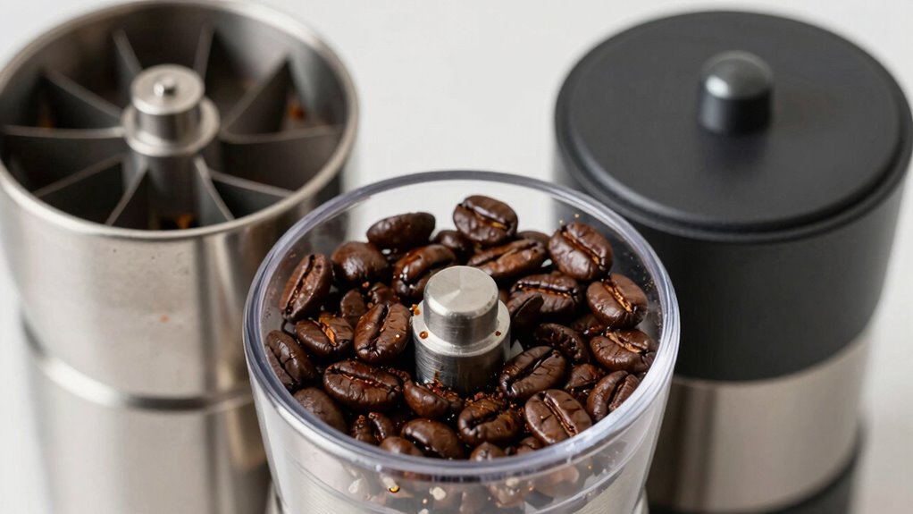 oily beans grinding compatibility
