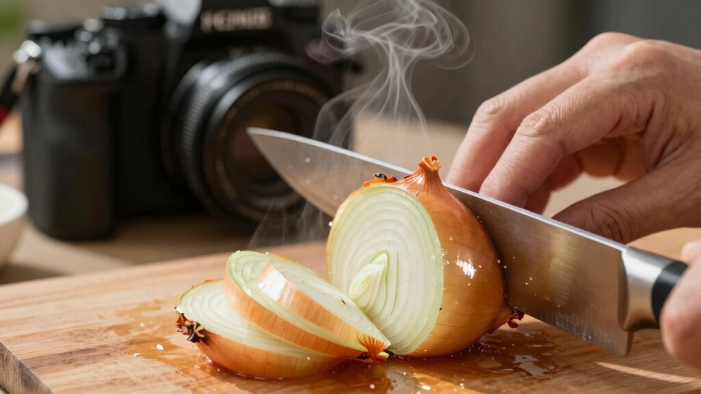 onion tears chemical reaction