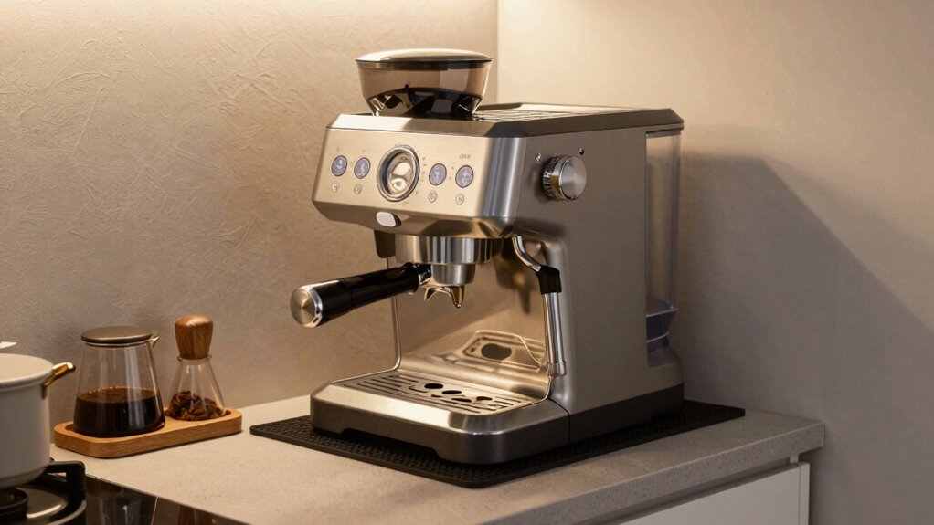 optimal espresso machine placement