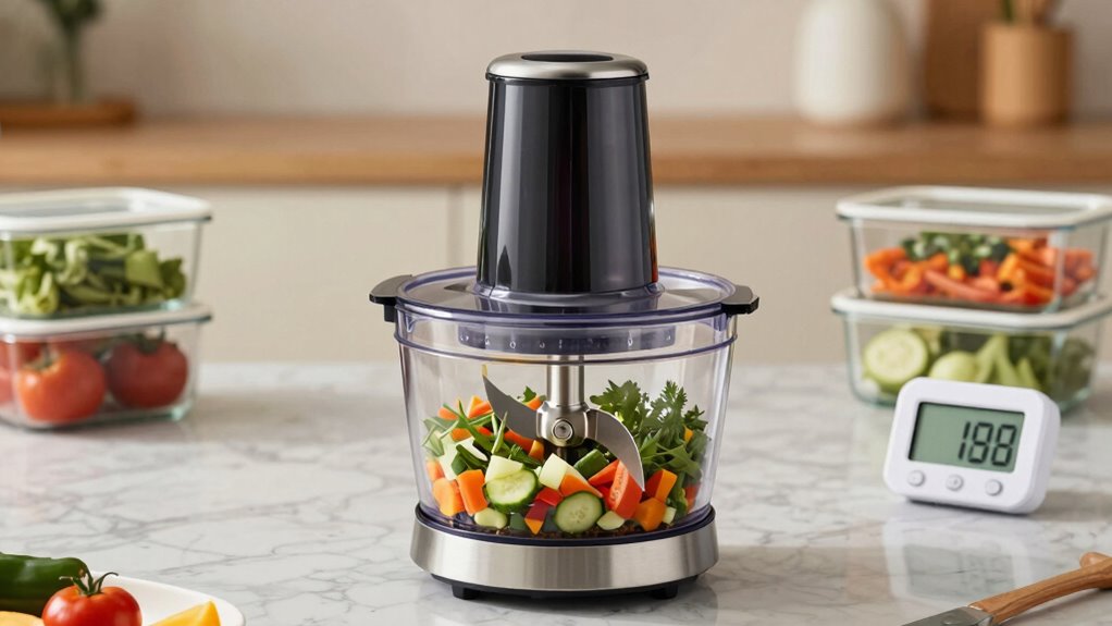 optimal food processor settings